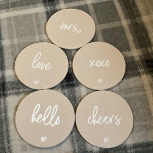 NWT Miss to Mrs Coasters